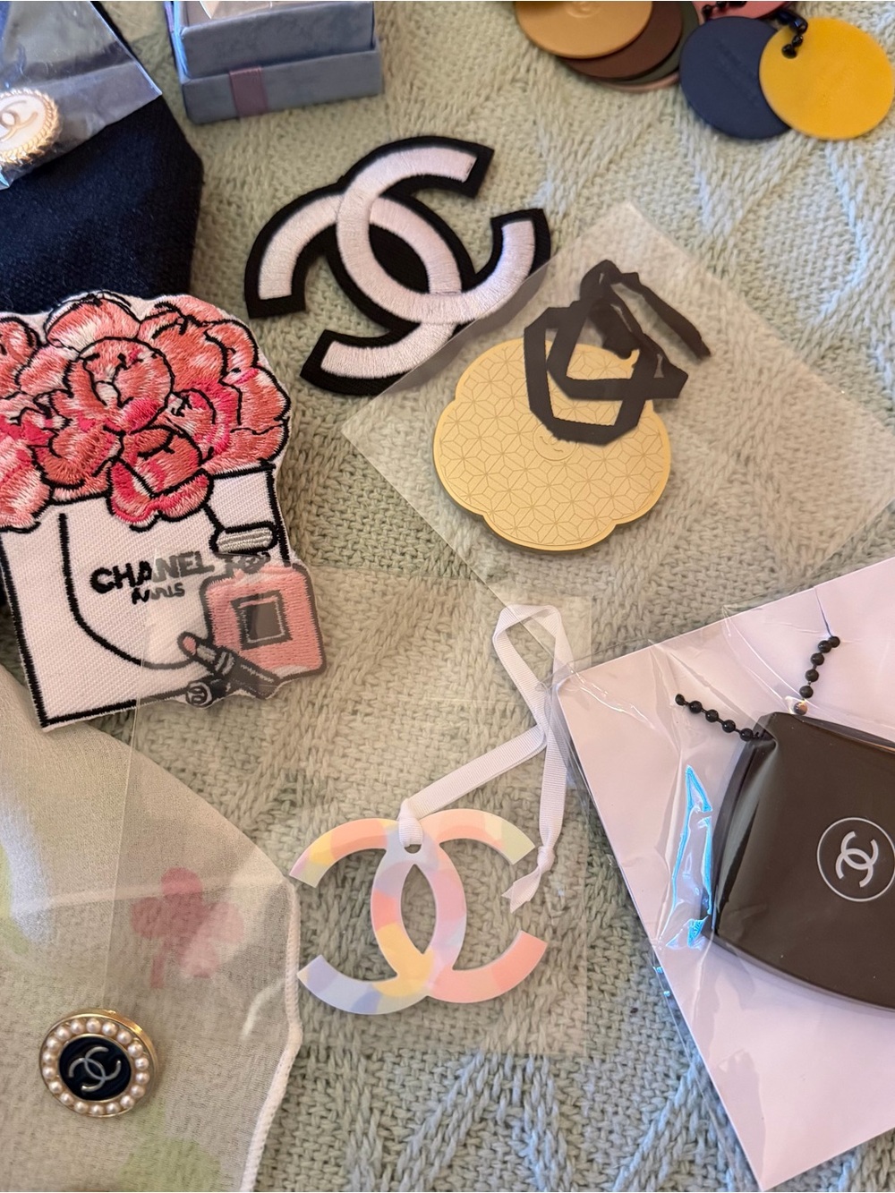 Chanel black canvas Tote New! - Picture 7 of 15
